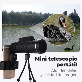 COMPRA 1 y LLEVA 2 - Telescopio Portátil 500x Estrella + Linterna Táctica TitaniumPro (PROMOCIÓN SOLO HASTA HOY)