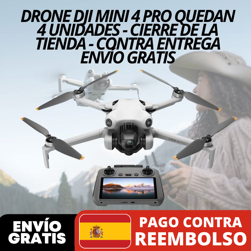 DRONE DJI MINI 4 PRO | QUEDAN 4 UNIDADES - CIERRE DE LA TIENDA - ENVÍO GRATIS 24HR MRW