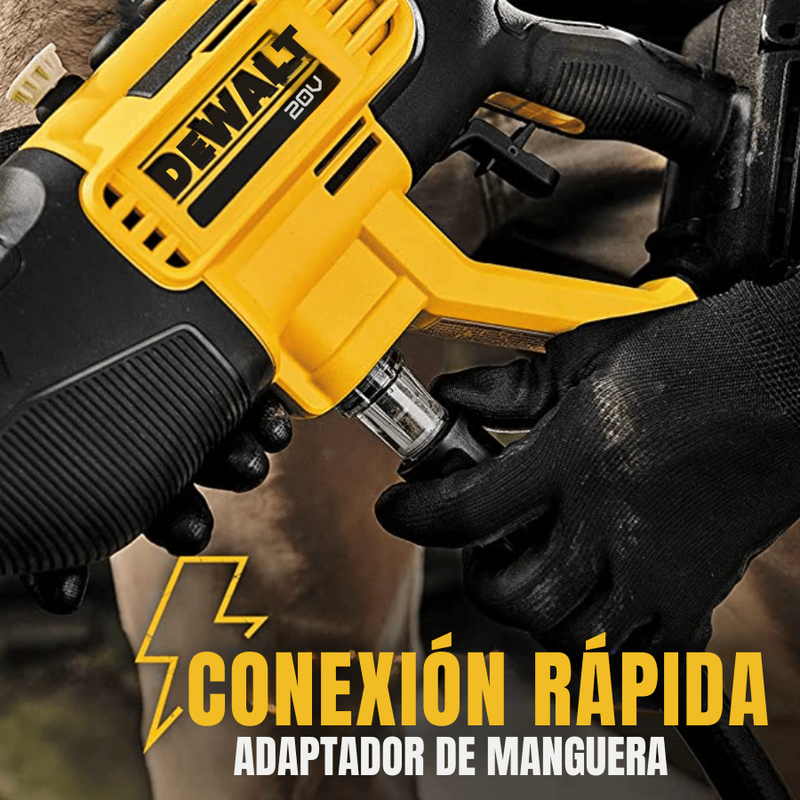 KIT DEWALT ORIGINAL: HIDROLAVADORA PORTATIL con ASPIRADORA PORTÁTIL + KIT ACCESORIOS  + 2 BATERIAS DE REGALLO 48V PROMOCION CIERRE DE LA TIENDA - ENVIO GRÁTIS 24HR MRW