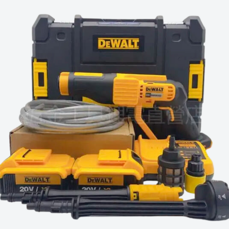 KIT DEWALT ORIGINAL: HIDROLAVADORA PORTATIL con ASPIRADORA PORTÁTIL + KIT ACCESORIOS  + 2 BATERIAS DE REGALLO 48V PROMOCION CIERRE DE LA TIENDA - ENVIO GRÁTIS 24HR MRW